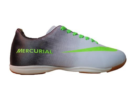 Tênis Futsal Nike Mercurial Vortex Branco e Preto