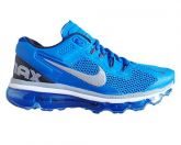 Tênis Nike Air Max 2013 Azul e Prata